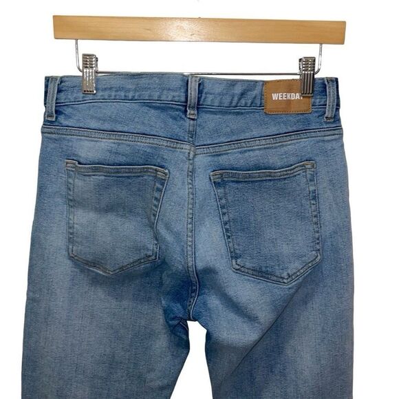 Weekday Womens Body High Rise Bleecker Cone Mom Jeans Light Wash Size 29‎ - Picture 4 of 13